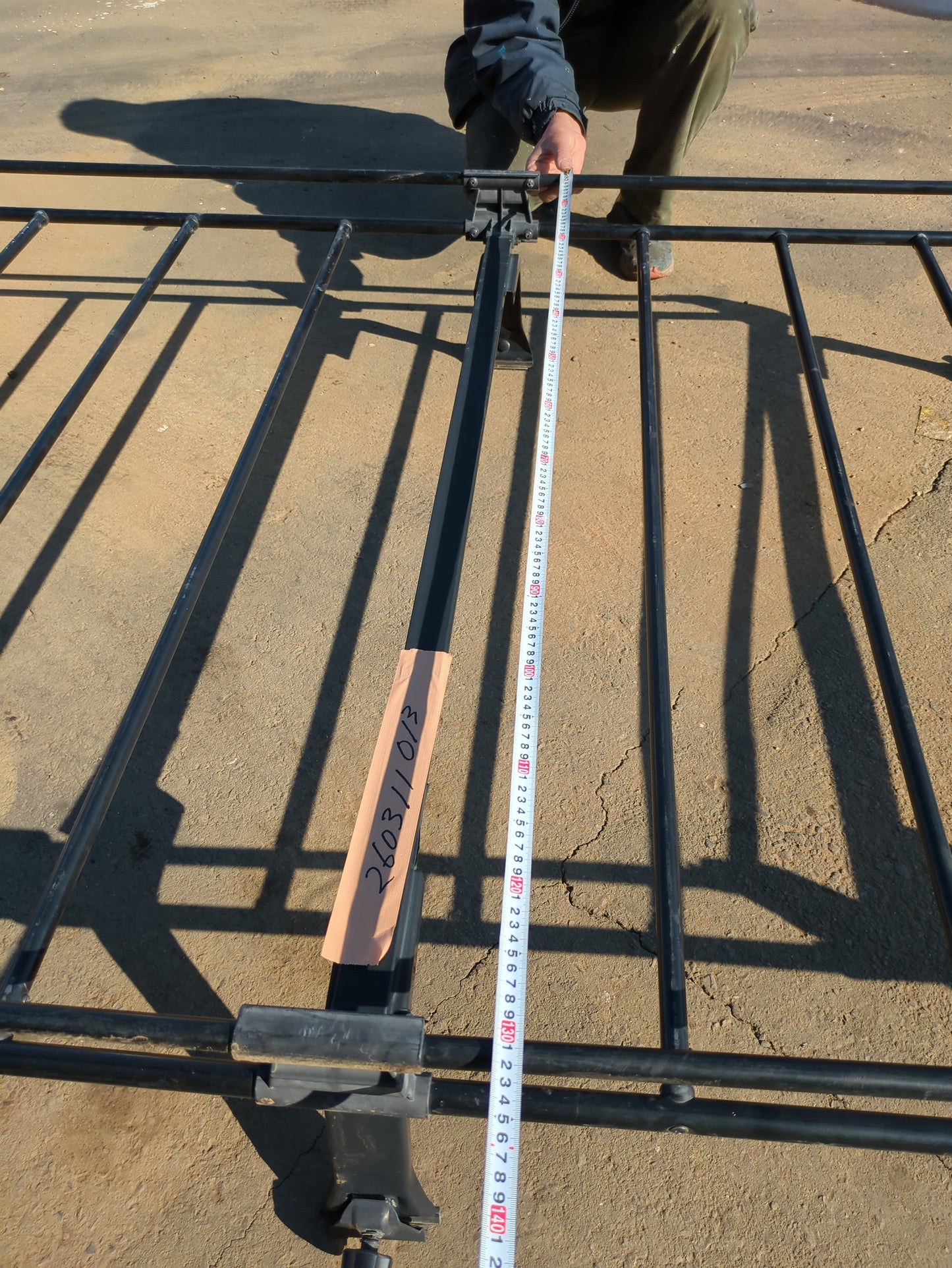 ルーフキャリア　スズキ　エブリイ　DA17Vから取り外し（中古）