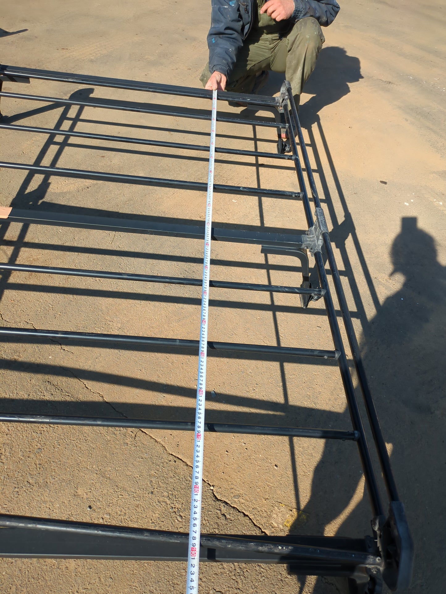 ルーフキャリア　スズキ　エブリイ　DA17Vから取り外し（中古）