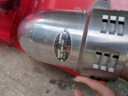 散光式警光灯　パトライト　大阪サイレン付【S110Pから取り外し】（中古）