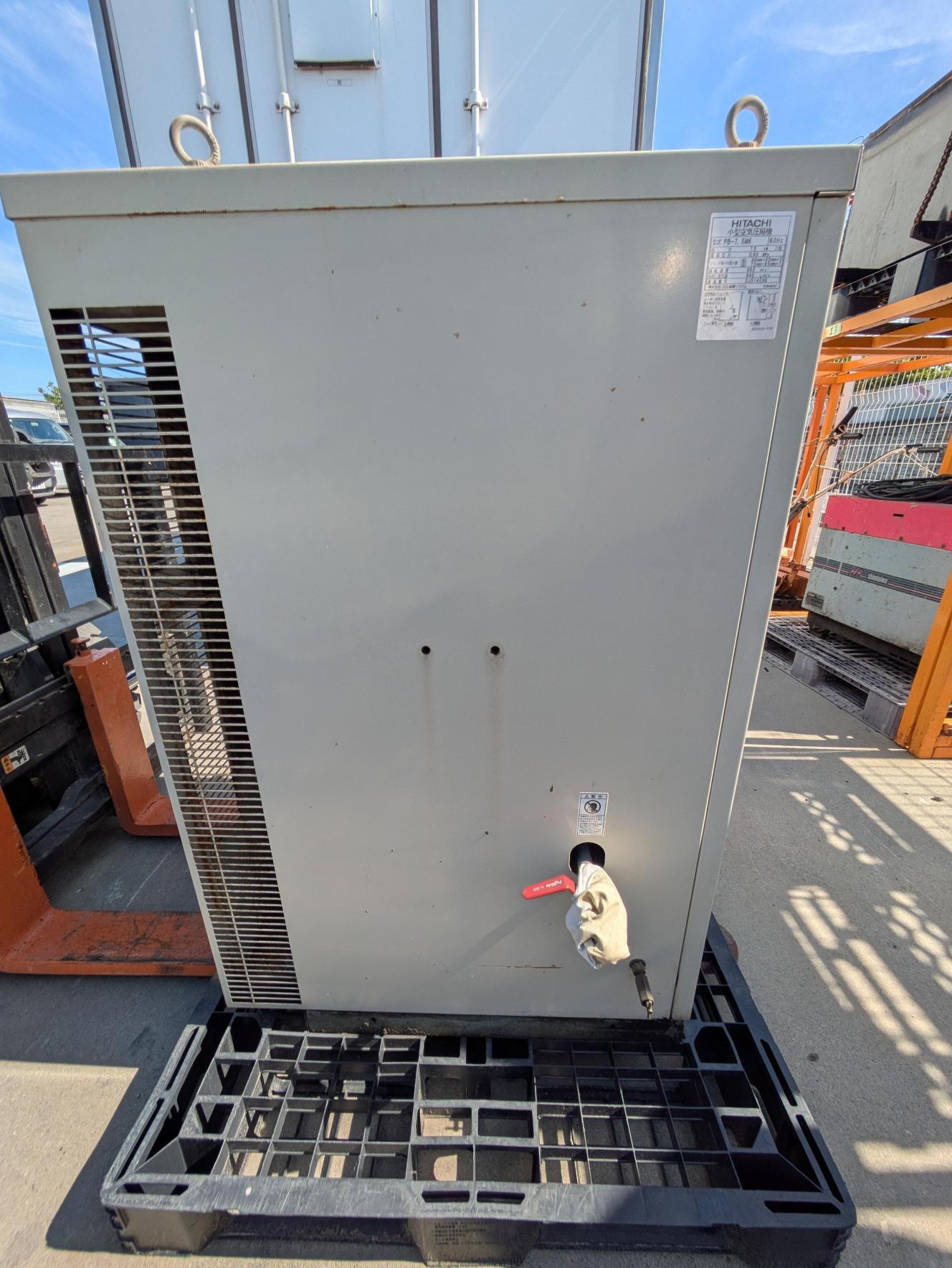 コンプレッサー　日立　小型空気圧縮機 PB-7.5M6　【動作確認済み】（中古）