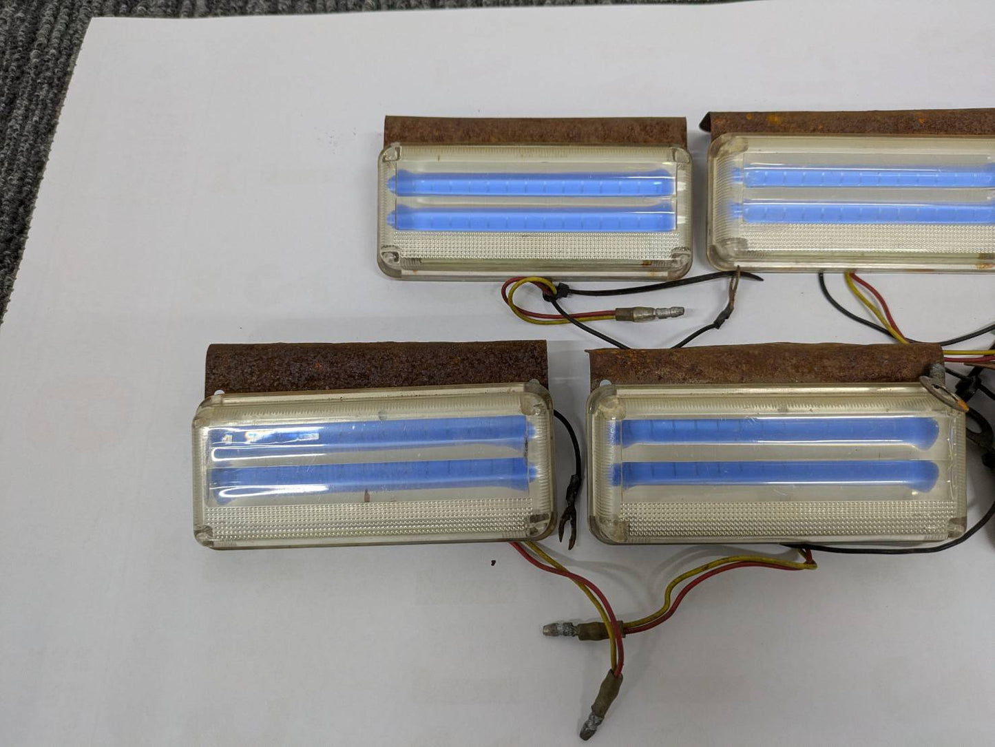 サイドマーカーランプ　マーカーライト　青ブルー　5点セット（中古）