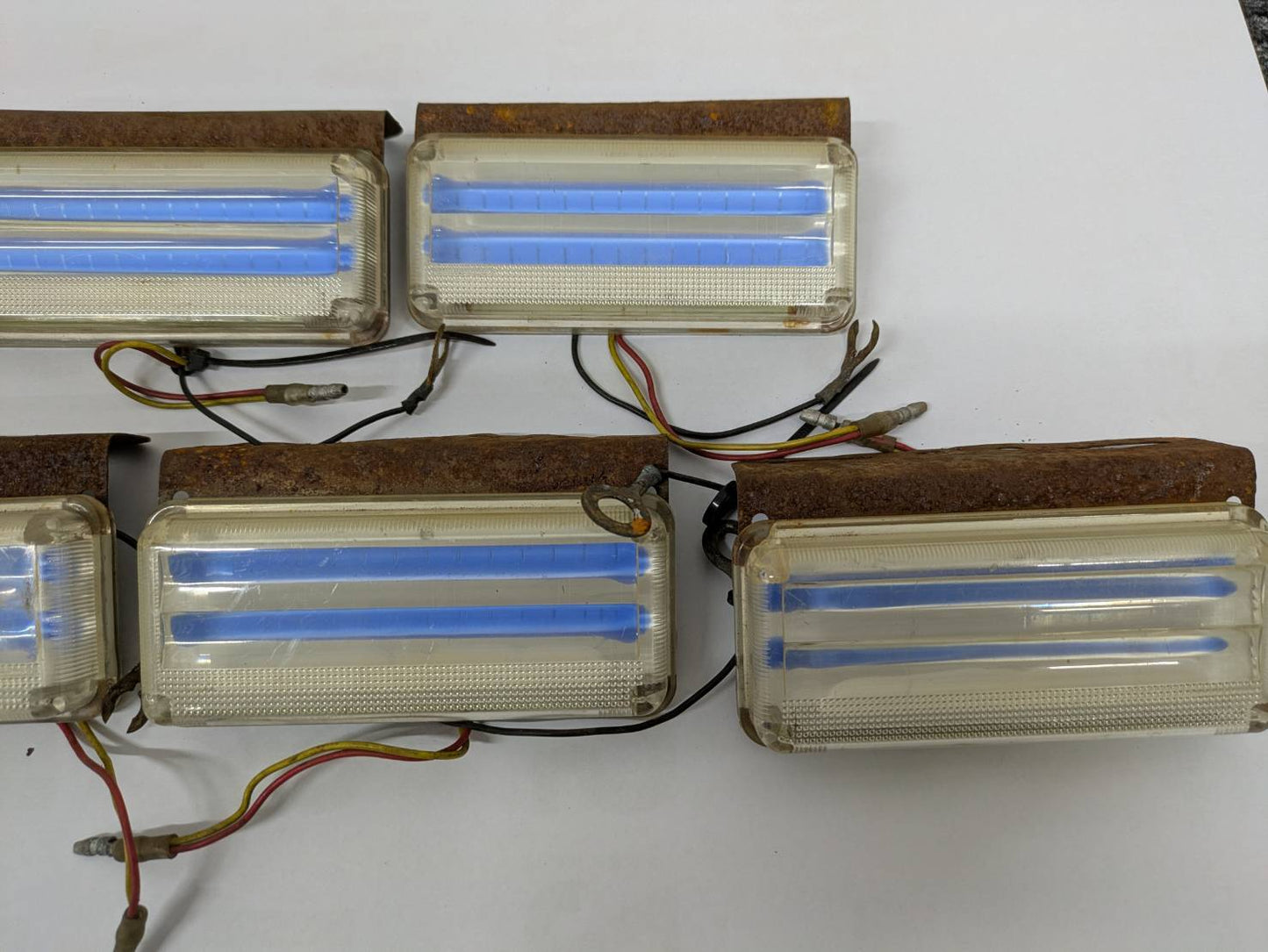 サイドマーカーランプ　マーカーライト　青ブルー　5点セット（中古）