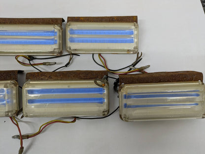 サイドマーカーランプ　マーカーライト　青ブルー　5点セット（中古）