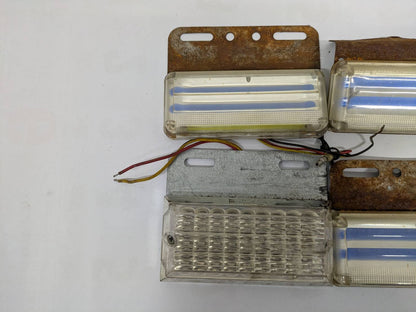 サイドマーカーランプ　マーカーライト　青ブルー　白ホワイト　4点セット（中古）