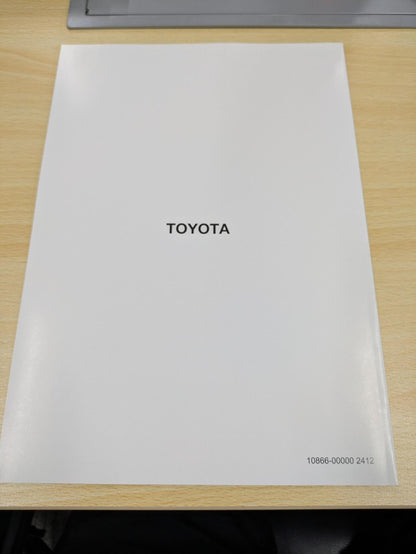 取扱説明書　トヨタ　L&F　GENEOフォークリフト　発行日：2000年9月　（中古）