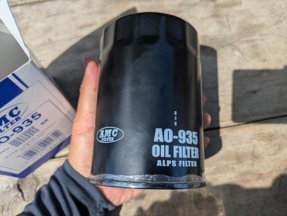 Oil Filter for Automobiles AO-935 Alps Kogyo (Used)