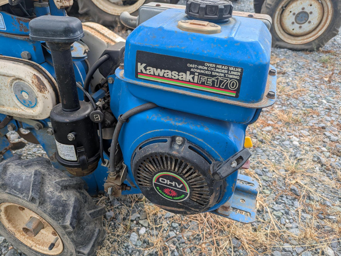 耕運機　エースローターAR600 KawasakiFE170 6.0 馬力 ガソリン【動作確認済み】（中古）