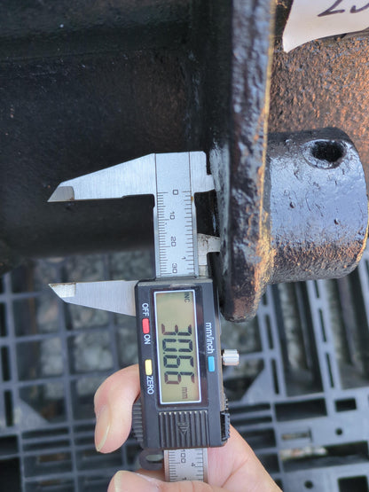 バケット　ユンボPC01-1で使用　アーム幅：120mm　ピン径：30m　幅：46cm（中古）