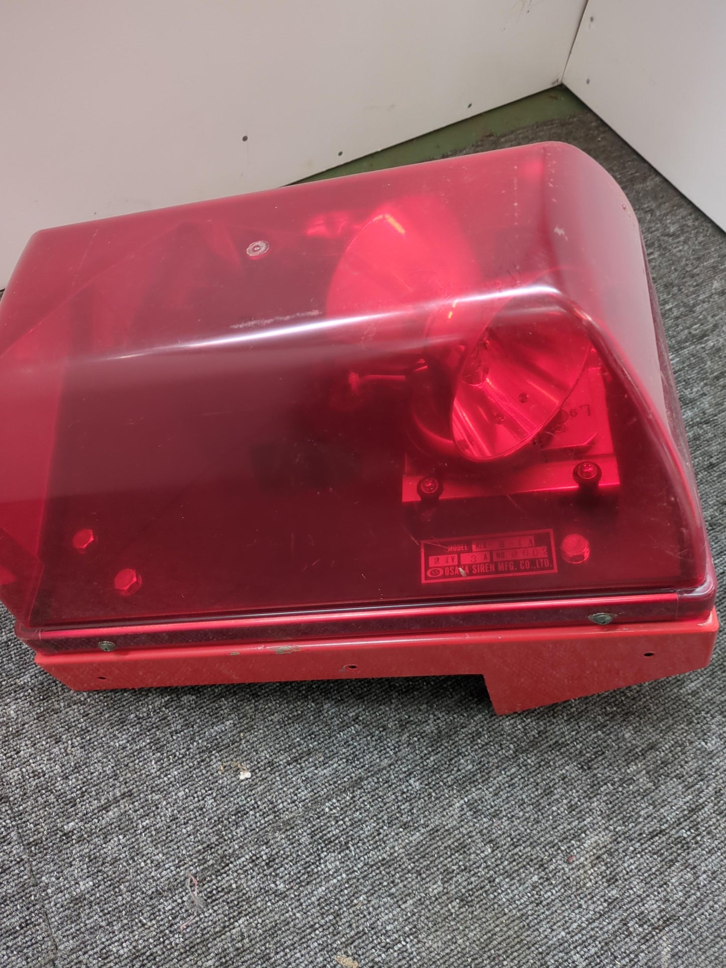 パトランプ 大阪サイレン 回転灯 MP-17A 24V（中古）