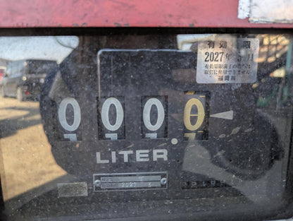 タンク　700L タンクローリー 軽油 第4類第2石油類 電動ポンプ付 【動作確認済】（中古）