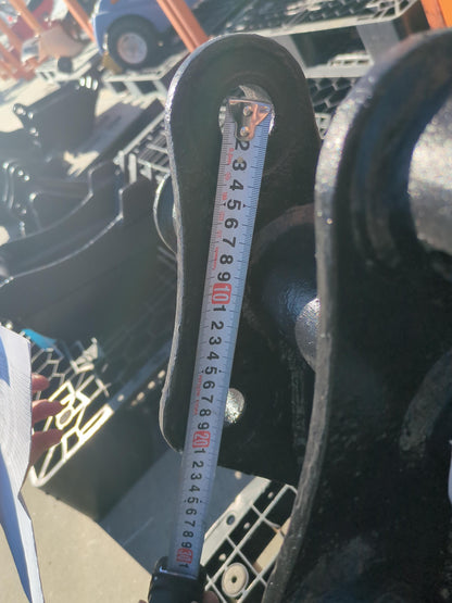 バケット　ユンボPC01-1で使用　アーム幅：120mm　ピン径：30m　幅：46cm（中古）