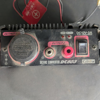 DC-DCコンバーター 　セルスター DC12Vー3A_DC503（中古）