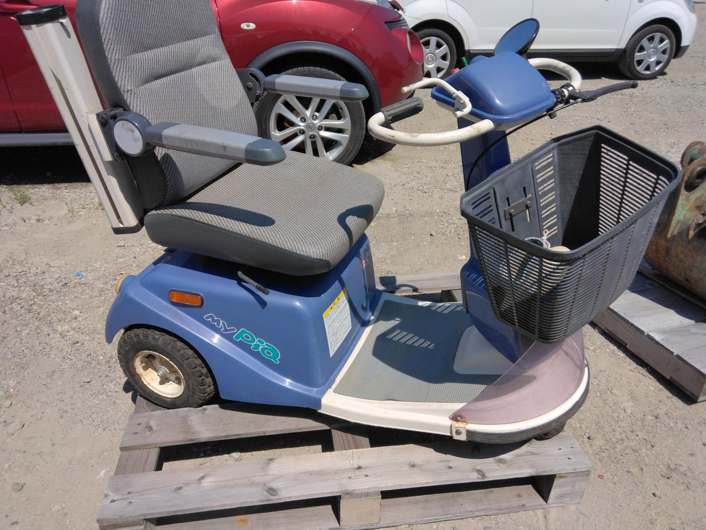 電動三輪車　アテックス製　BT90　マイピー　鍵無し、通電可能（中古）