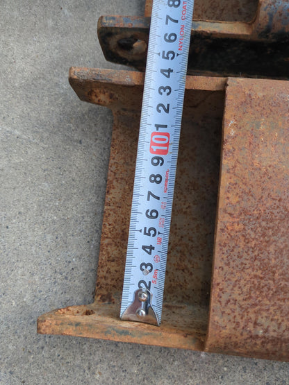 サヤ　フォークリフト用　2トンで使用　全長：190約cm　2本セット （中古）