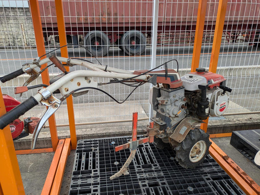 耕運機　手押しトラクター　農機具　三菱　OHV　GM131L　MM45　（中古）