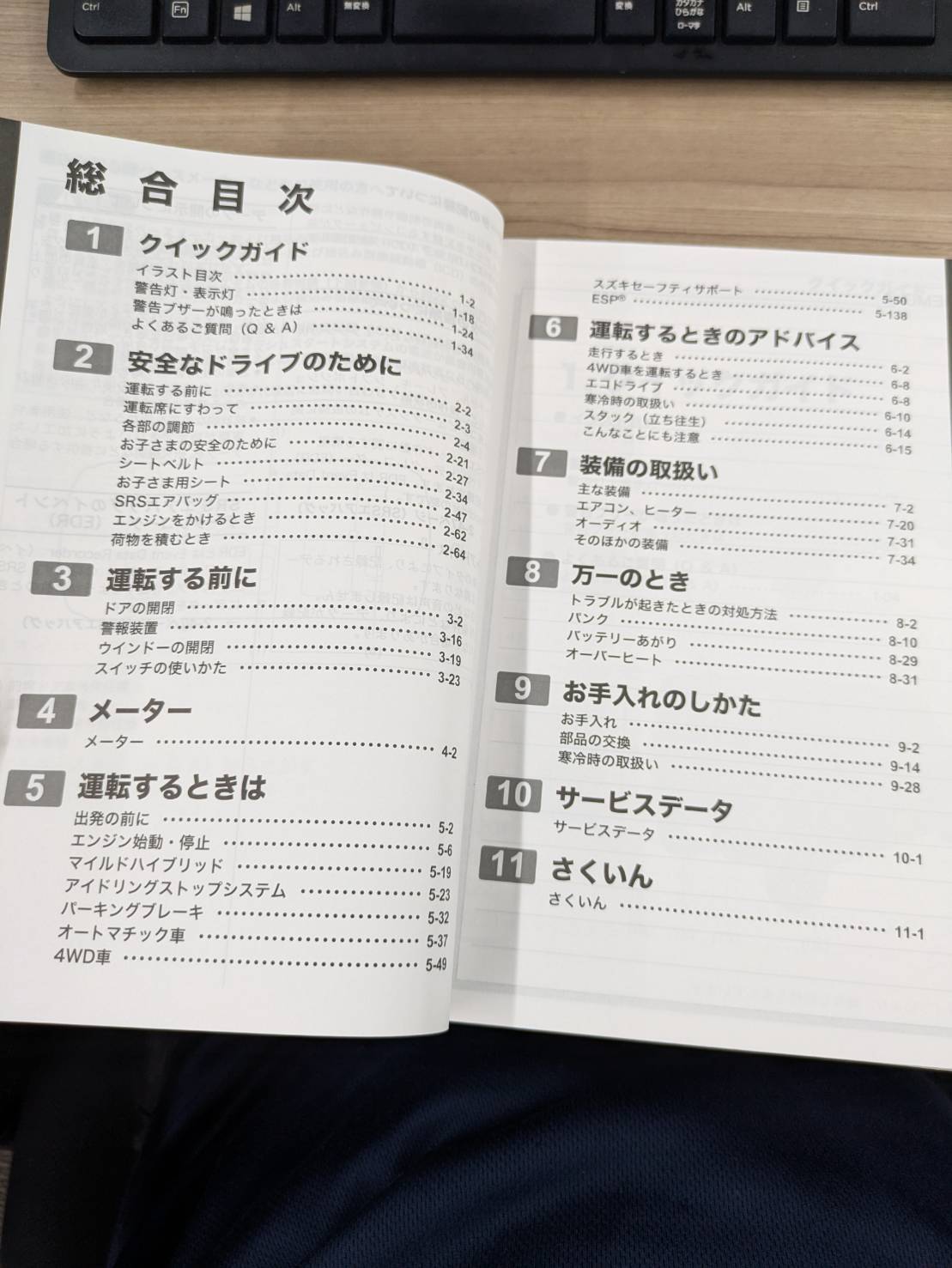 取扱説明書　スズキ　HUSTLER　発行日：2020年11月　（中古）