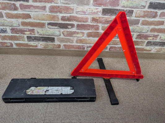 三角版　停止表示　ケース付き　【国家公安委員会認定商品】 交F 79-88（中古）