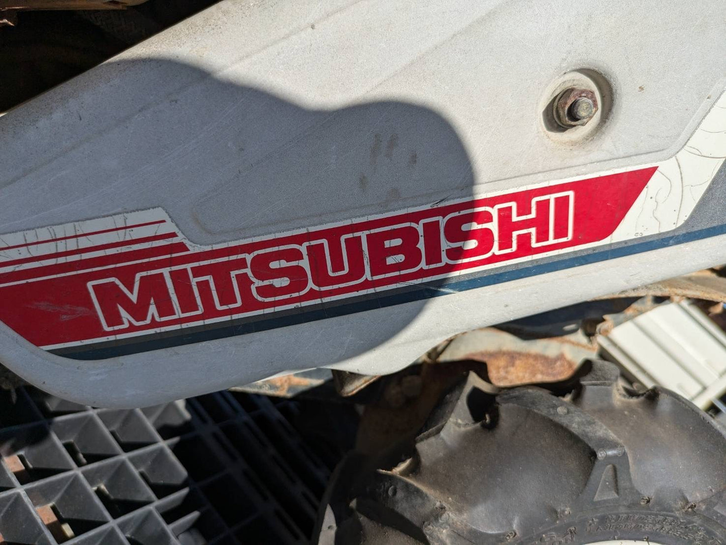 耕運機　手押しトラクター　農機具　三菱　OHV　GM131L　MM45　（中古）