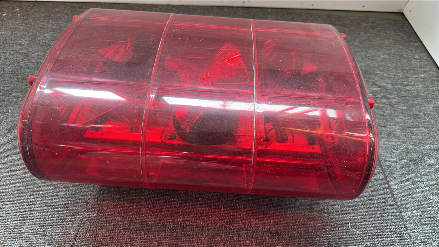 パトライト 散光式警光灯 FZ-12 DC12V 2.6A 35W 赤色灯 (中古）　