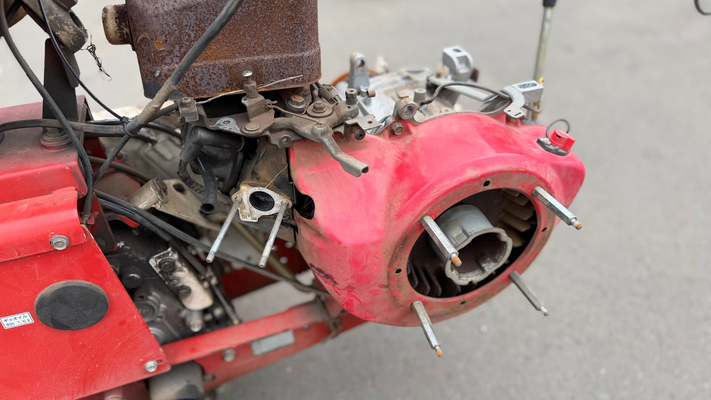 草刈り機　オーレック オートモア ダブルタイヤ 不動（中古）
