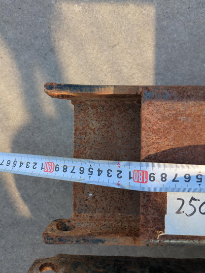 サヤ　フォークリフト用　2トンで使用　全長：190約cm　2本セット （中古）