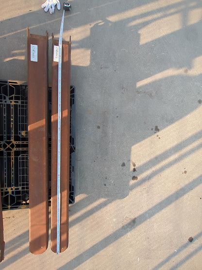 サヤ　フォークリフト用　2トンで使用　全長：190約cm　2本セット （中古）