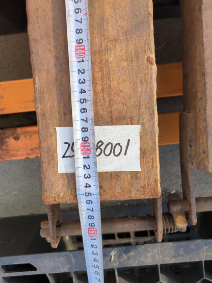 サヤ　フォークリフト用　全長：約162cm　2本セット （中古）