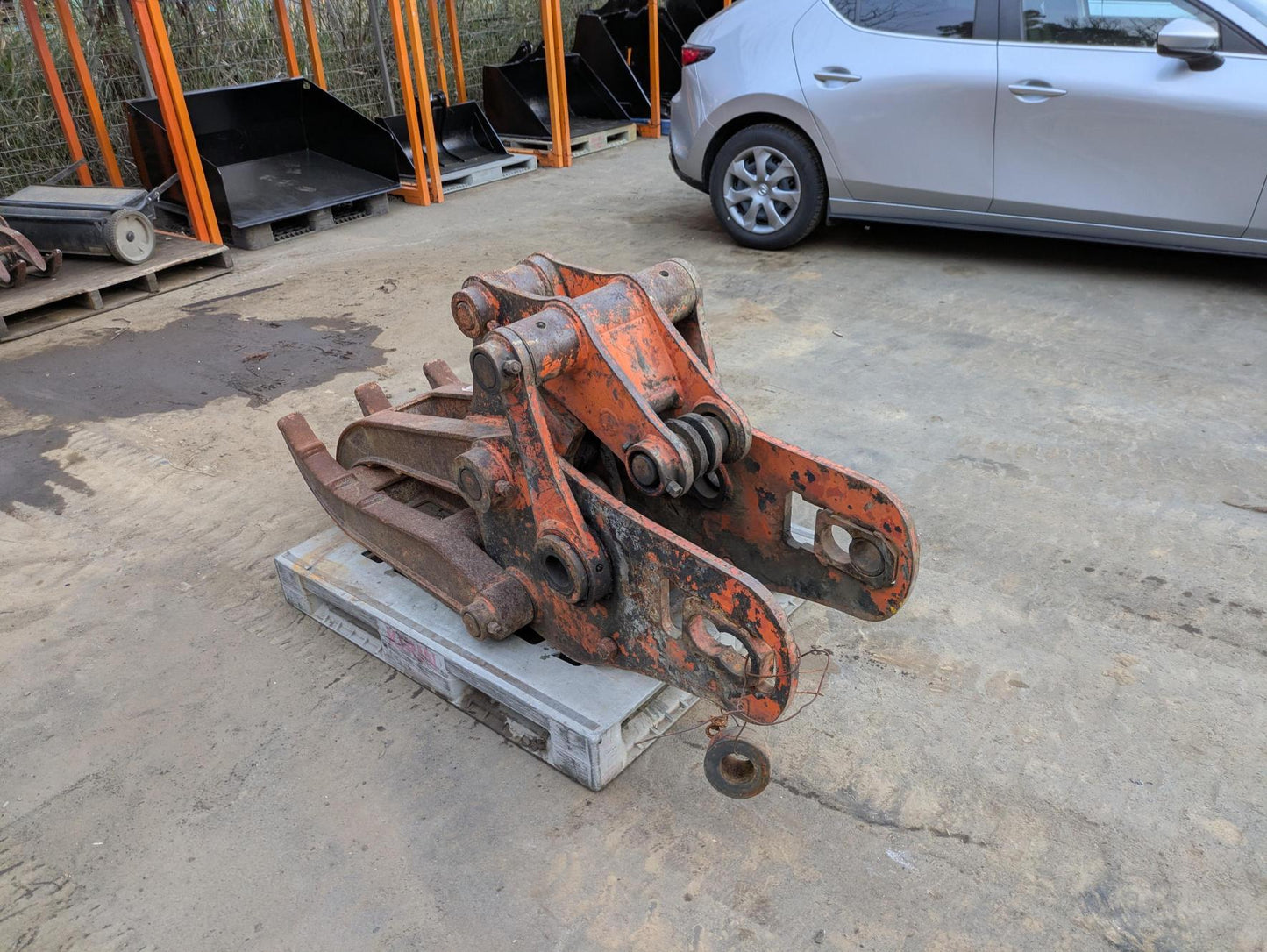 フォークグラップル　フォーク　ハサミ 　ピン径:32.9mm アーム幅:330mm（中古）