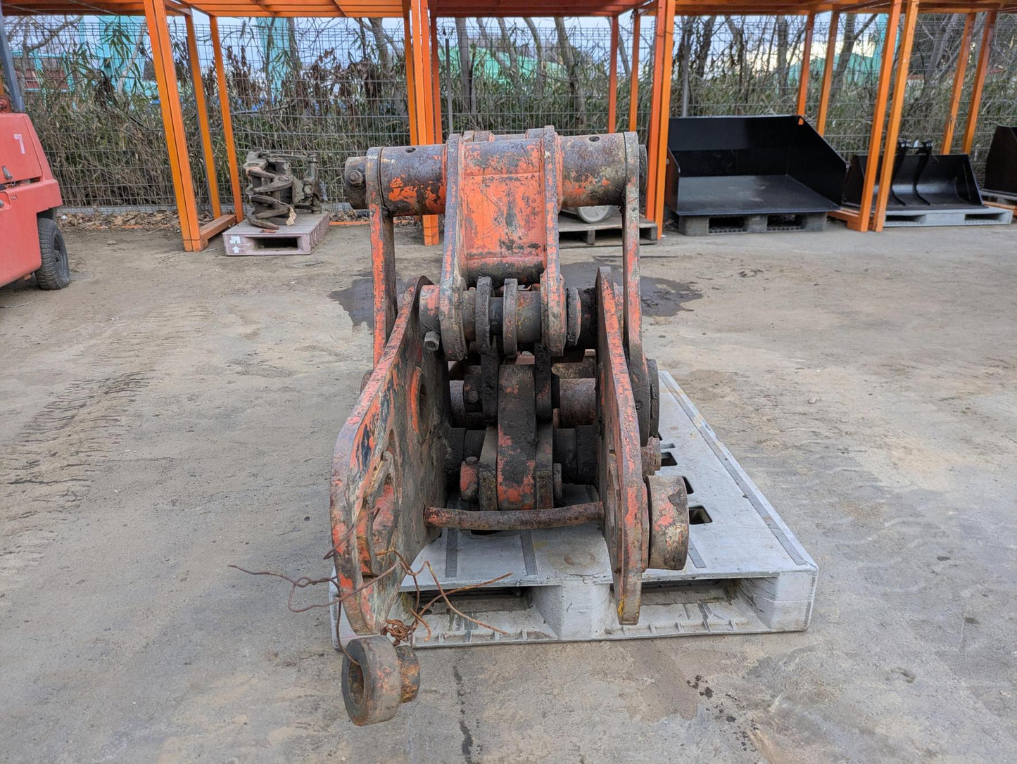 フォークグラップル　フォーク　ハサミ 　ピン径:32.9mm アーム幅:330mm（中古）