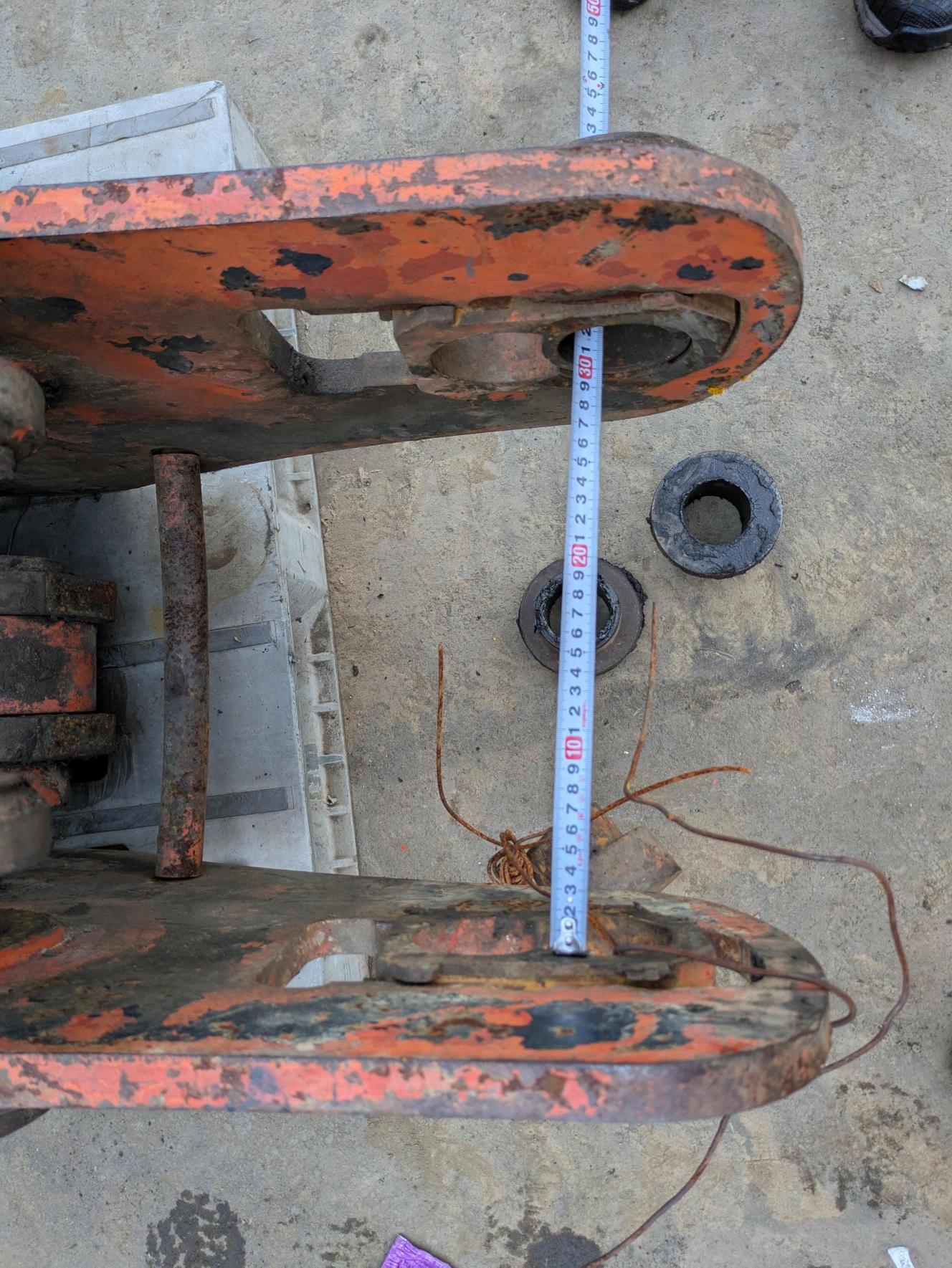 フォークグラップル　フォーク　ハサミ 　ピン径:32.9mm アーム幅:330mm（中古）