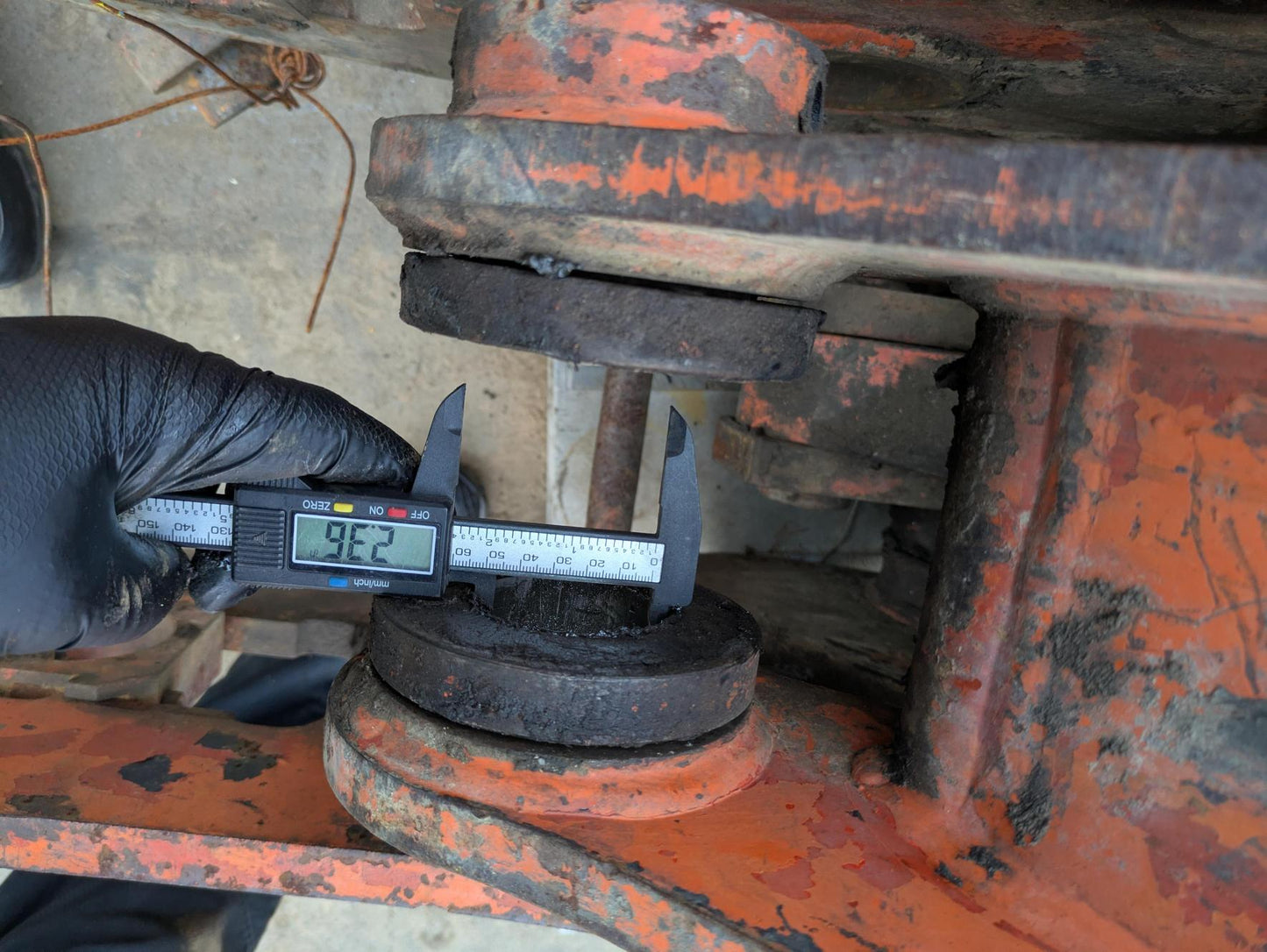 フォークグラップル　フォーク　ハサミ 　ピン径:32.9mm アーム幅:330mm（中古）