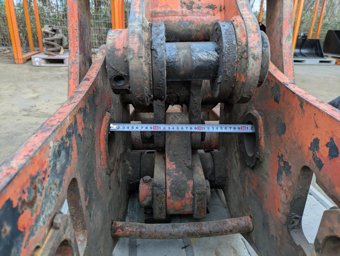 フォークグラップル　フォーク　ハサミ 　ピン径:32.9mm アーム幅:330mm（中古）