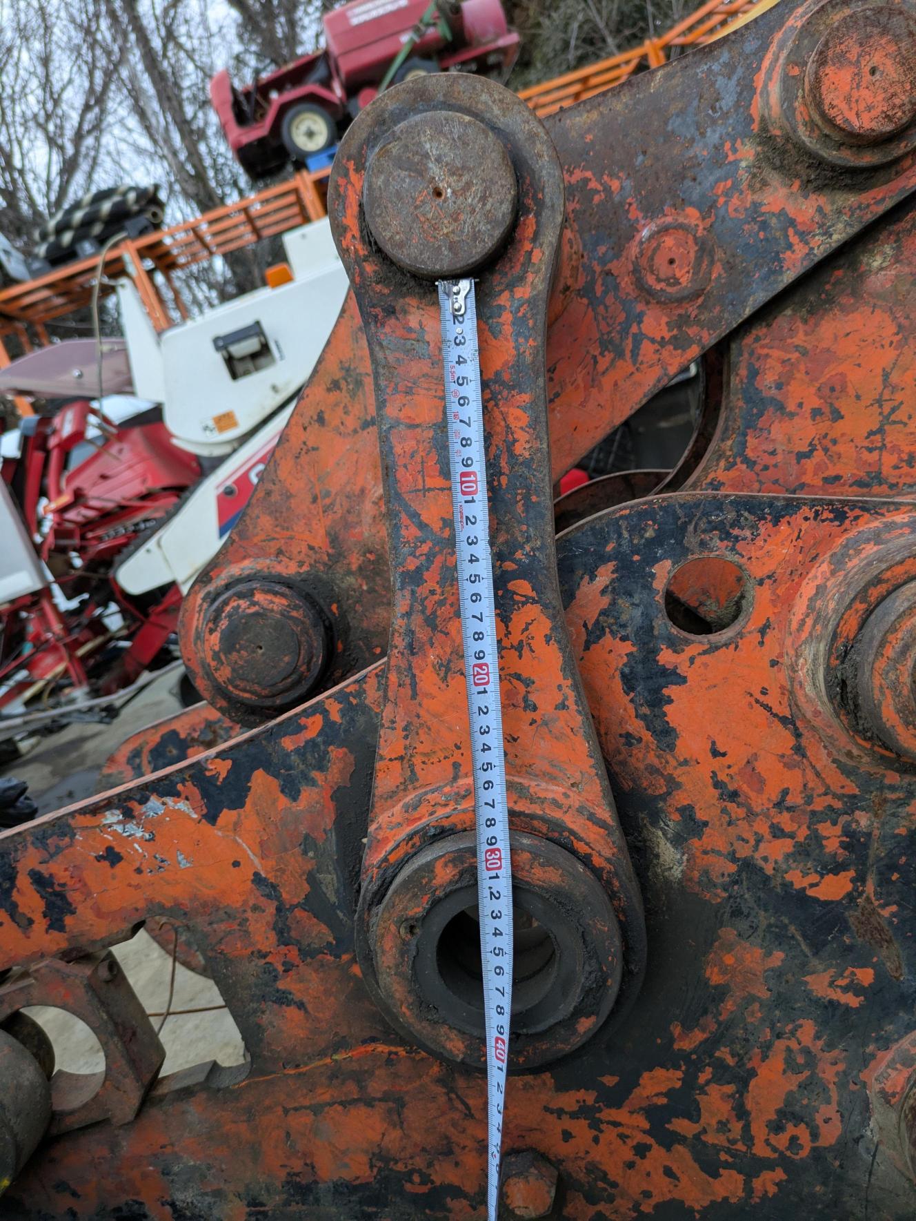 フォークグラップル　フォーク　ハサミ 　ピン径:32.9mm アーム幅:330mm（中古）