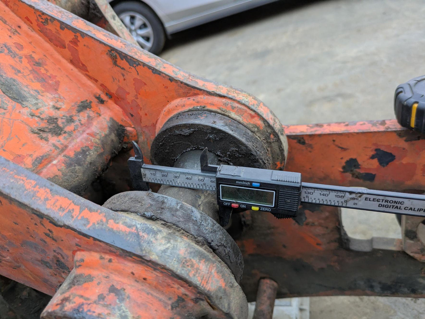 フォークグラップル　フォーク　ハサミ 　ピン径:32.9mm アーム幅:330mm（中古）