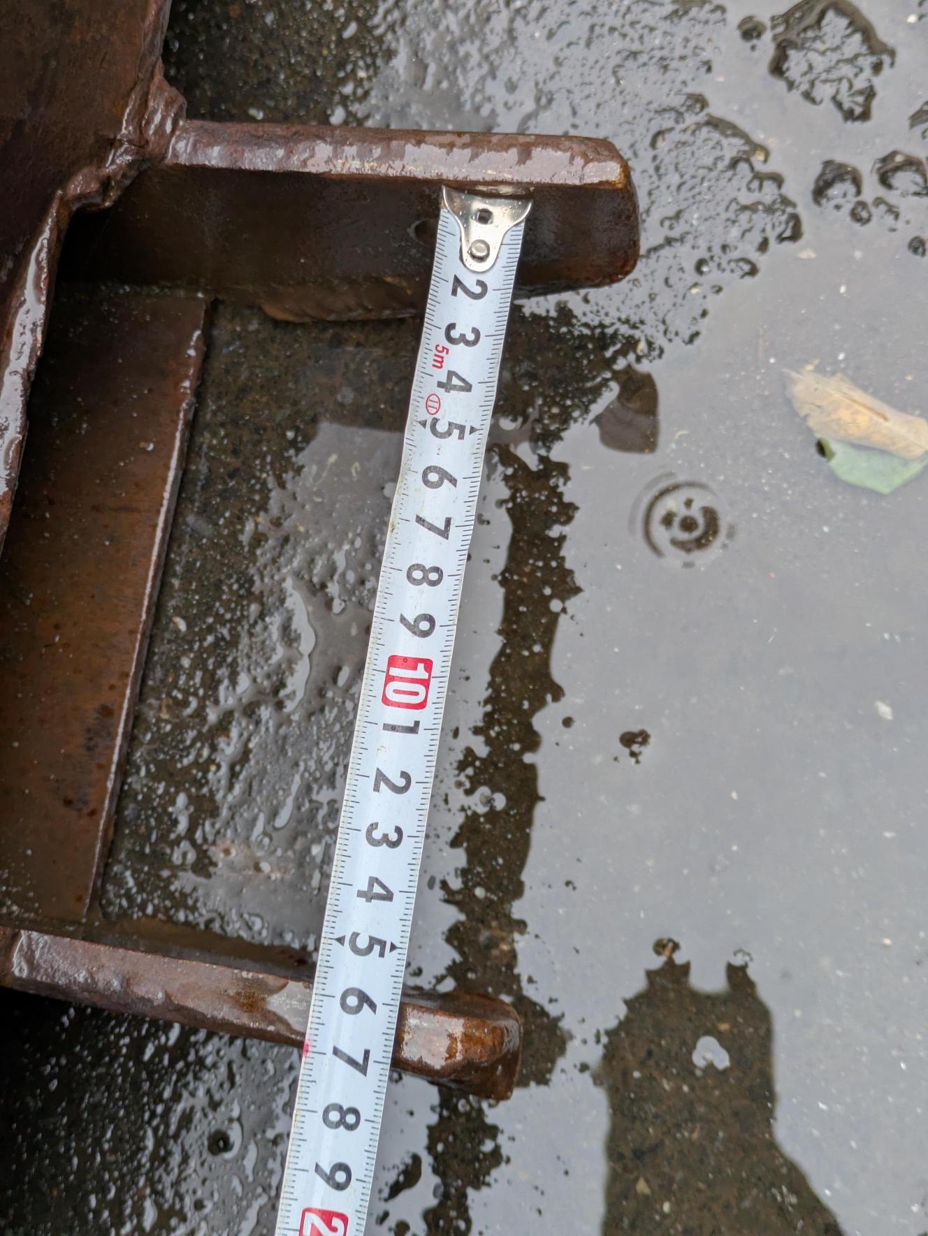 バケット　フォークリフト用　除雪 　幅：約1700mm　高さ：約55cm（中古）