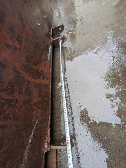 バケット　フォークリフト用　除雪 　幅：約1700mm　高さ：約55cm（中古）