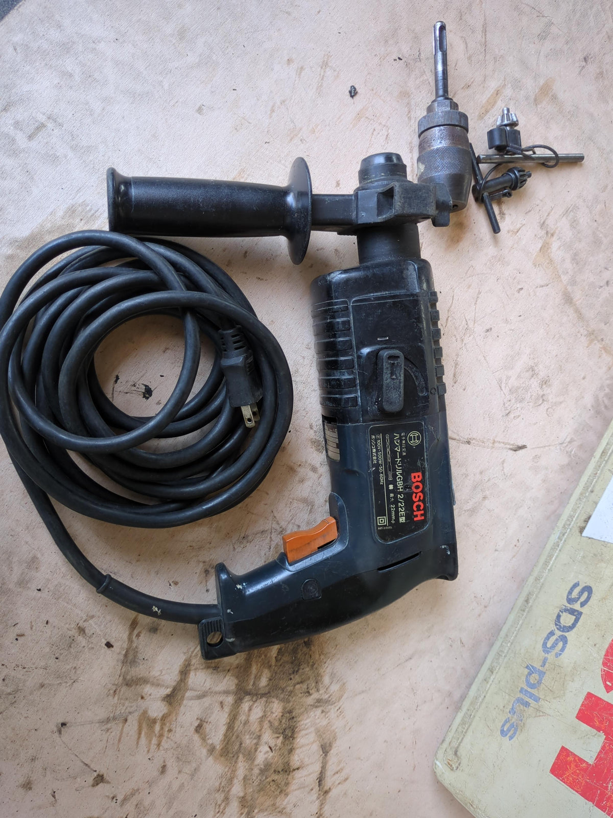 Rotary hammer Bosch GBH 2/22 E 100V/500W Max. drilling diameter 22mm [Tested] (Used)
