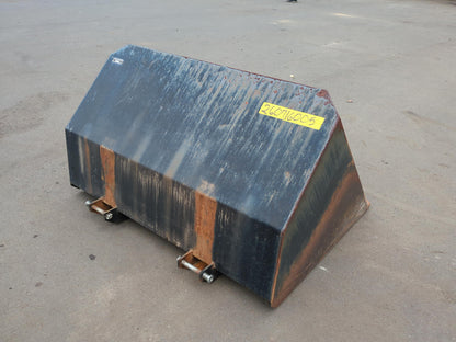 バケット　フォークリフト用バケット　サイズ：約 130cm x 104cm x 72cm 【幅ⅹ奥行ⅹ高さ】（中古）
