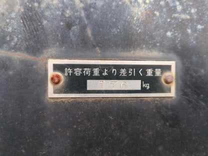 バケット　フォークリフト用バケット　サイズ：約 130cm x 104cm x 72cm 【幅ⅹ奥行ⅹ高さ】（中古）