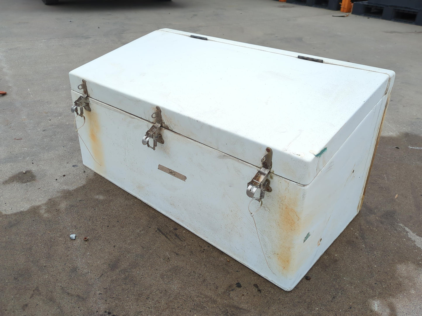 工具箱　リアボックス ケース トランク サイズ：90cmⅹ46cmⅹ45cm 幅ⅹ奥行ⅹ高（中古）