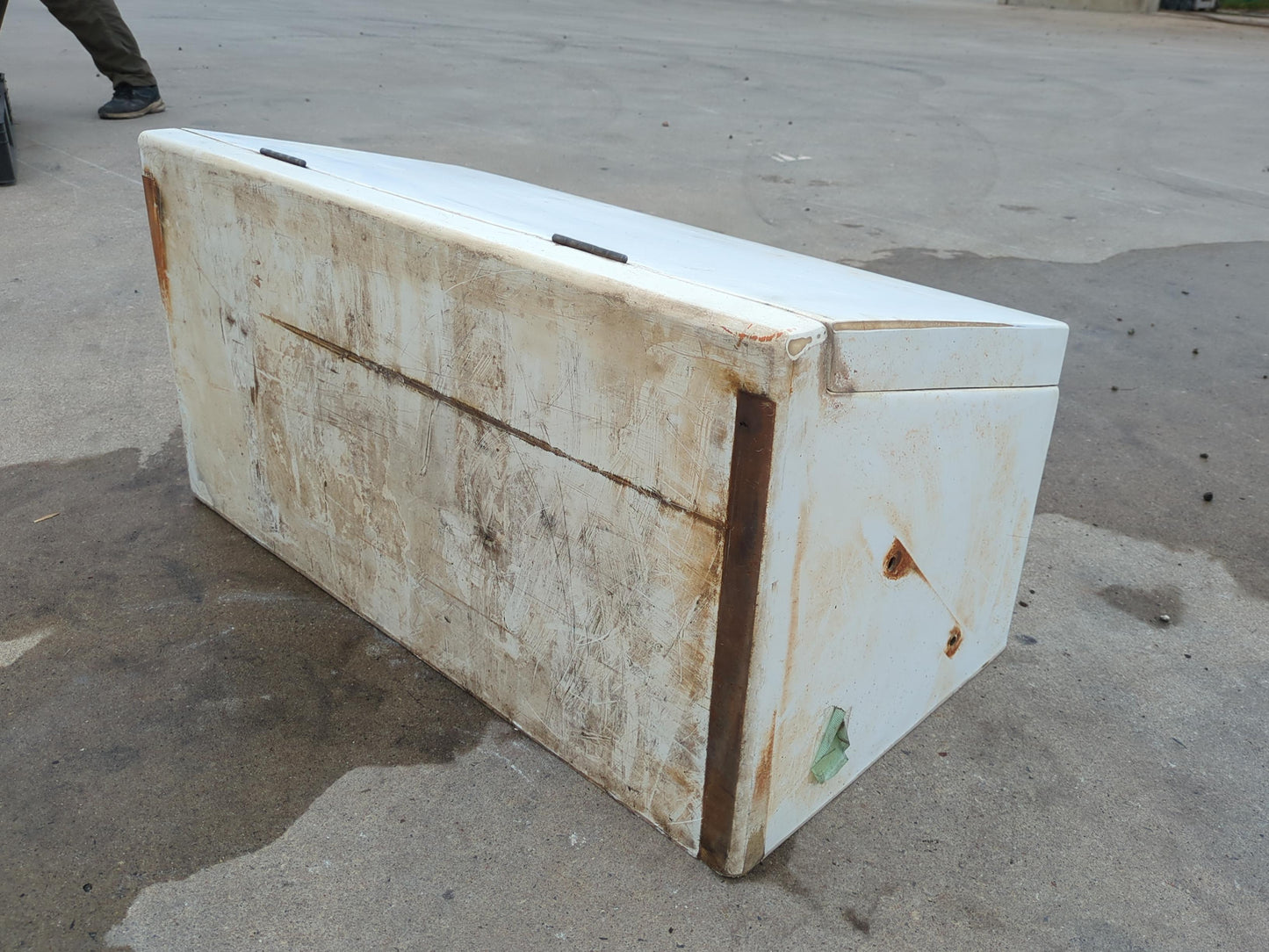 工具箱　リアボックス ケース トランク サイズ：90cmⅹ46cmⅹ45cm 幅ⅹ奥行ⅹ高（中古）