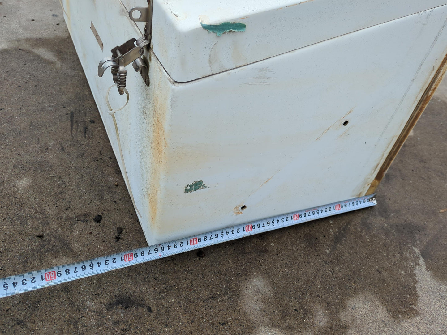 工具箱　リアボックス ケース トランク サイズ：90cmⅹ46cmⅹ45cm 幅ⅹ奥行ⅹ高（中古）
