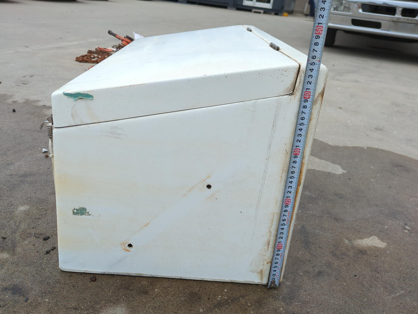 工具箱　リアボックス ケース トランク サイズ：90cmⅹ46cmⅹ45cm 幅ⅹ奥行ⅹ高（中古）