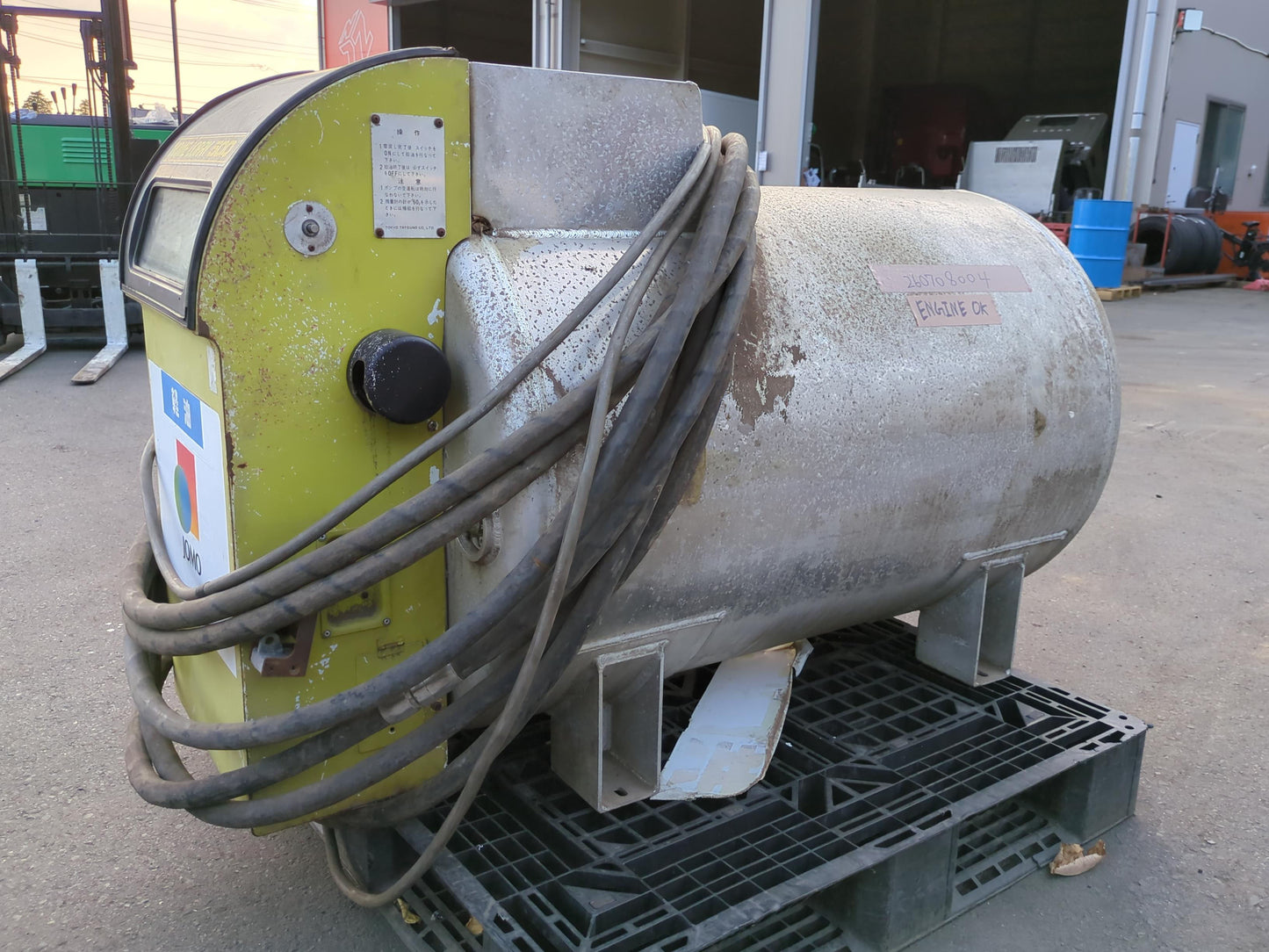 タンク　タツノ　ホームローリー500【動作確認済み】　TA-5008　【約500L】　【第4類 第2石油類】（中古）
