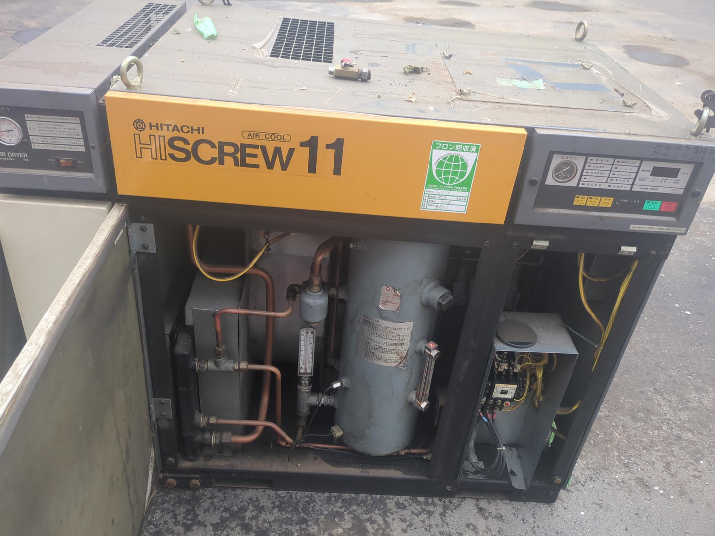 コンプレッサー　日立　HI SCREW11　OSP-11E5AR（中古）
