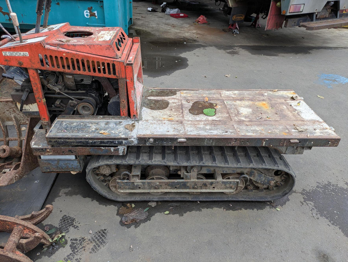運搬車　四国製作所 クローラ型 X200最大約7.5馬力　不動（中古）　