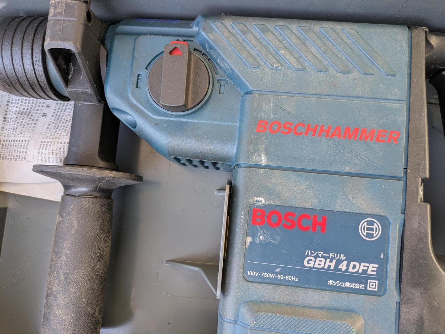 ハンマードリル　ボッシュ　GBH 4DFE　100V/750W 30mm最大穴あけ【動作確認済】（中古）