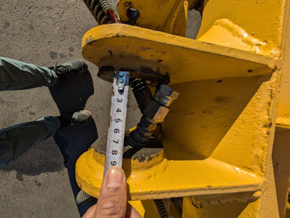 コマツ WA100 -3E 用 油圧スノープラウ 除雪ブレード【油圧作動OK】【茨城県坂東市】（中古）