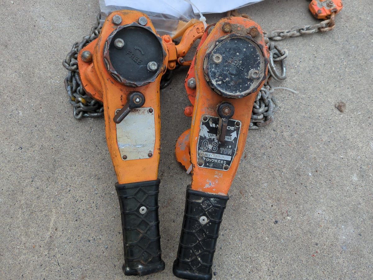 Lever Hoist, Set of 2, NLV 0.8 ton (Used)