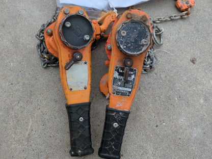 Lever Hoist, Set of 2, NLV 0.8 ton (Used)